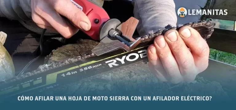 Cómo Afilar Una Hoja De Moto Sierra Con Un Afilador Eléctrico?