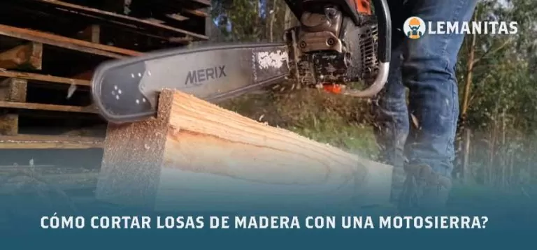 Cómo Cortar Losas De Madera Con Una Motosierra?