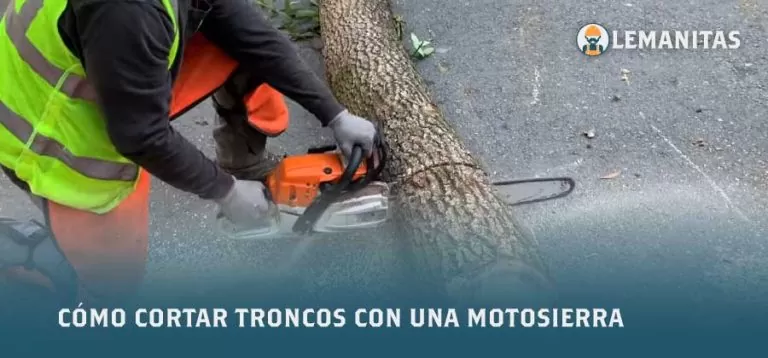 Cómo Cortar Troncos Con Una Motosierra