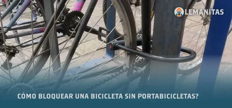 Cómo Bloquear Una Bicicleta Sin Portabicicletas: Algunas Alternativas Comunes
